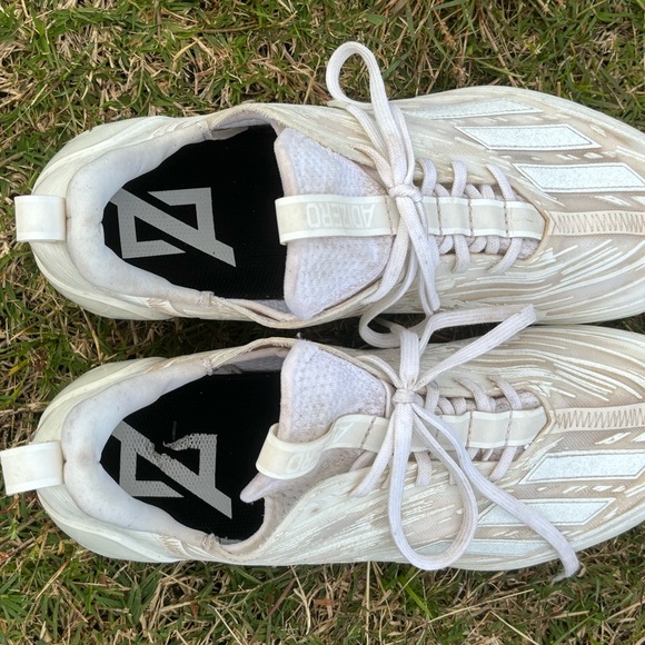 Adidas Adizero Performance Football Cleets White Size 12 - Picture 5 of 9